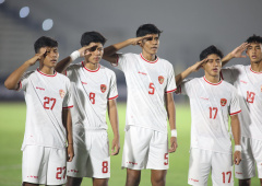 Potret Aksi Laga Ujicoba Internasional U-20 China Vs Indonesia Di Stadion Madya Senayan Jakarta