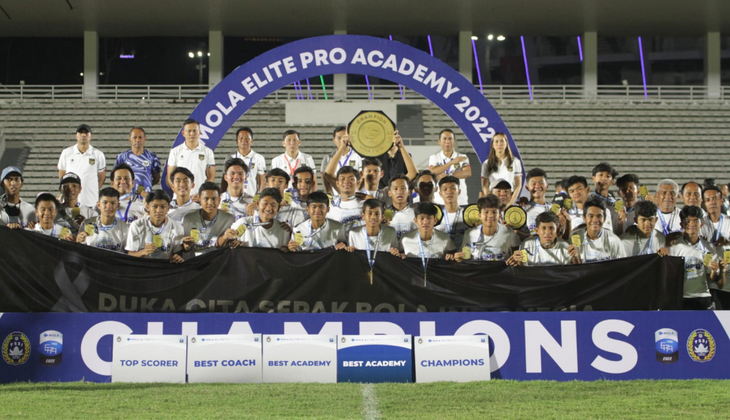 Persib Bandung Juara Baru Mola Elite Pro Academy U-16 2022